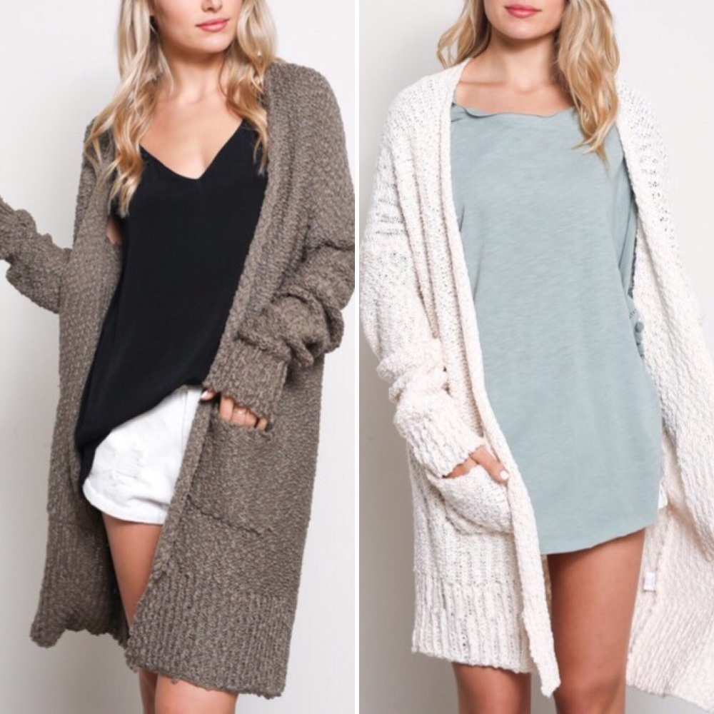 🍭SWEET DEAL🍭 Textured Lightweight Cardigan